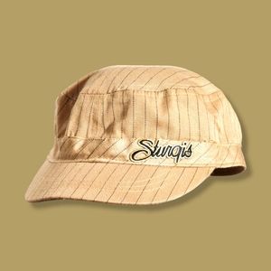 Adult Adjustable Cadet Cap  - Sturgis Pinstripe